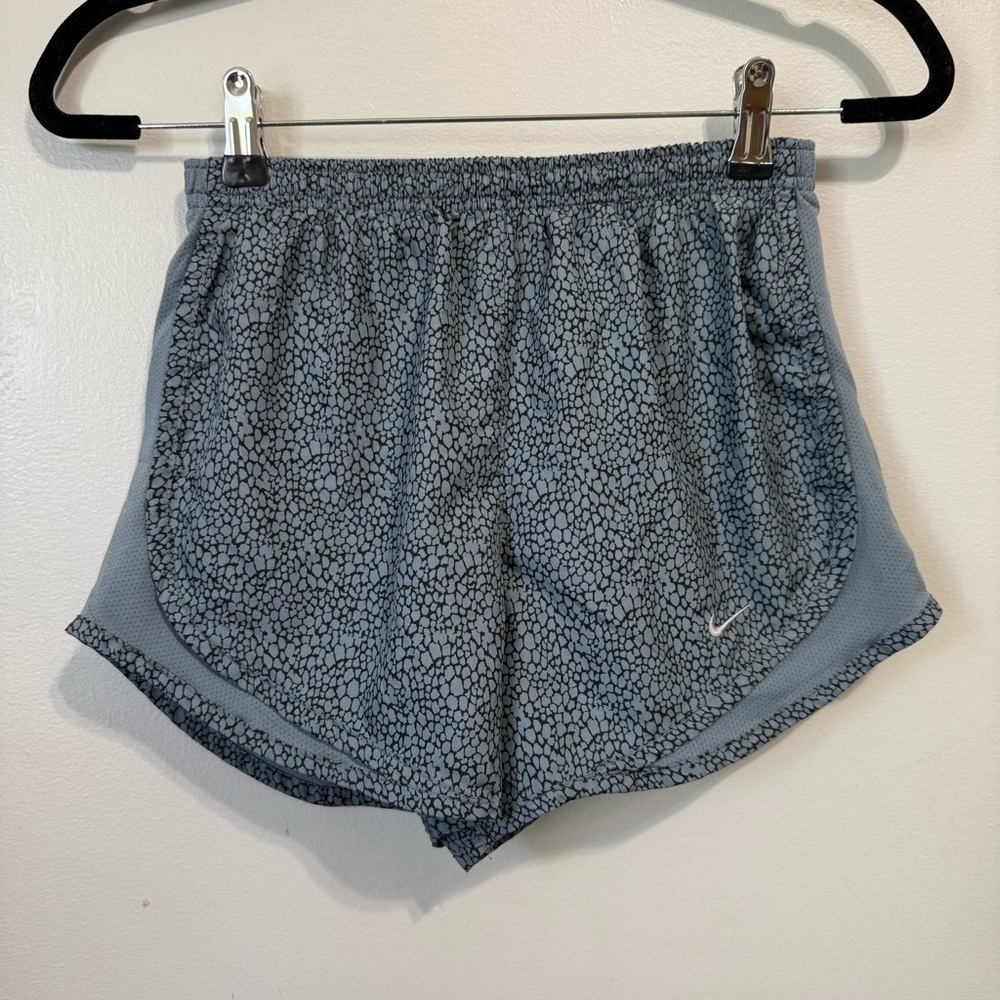 Nike Blue Pattern Athletic Running Shorts Size XS